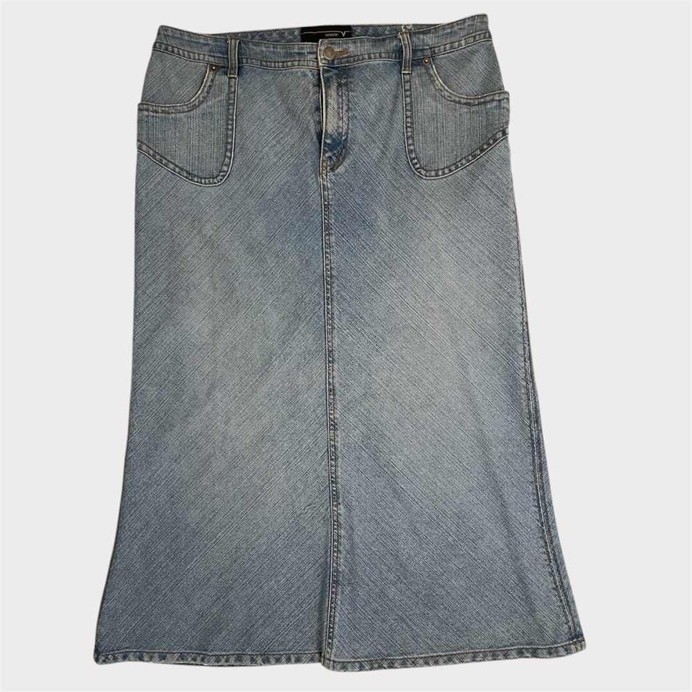 Vintage Y2K Venezia Denim Maxi Skirt